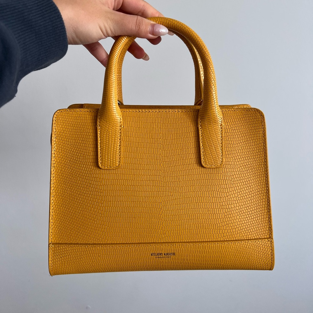 Ateliers Auguste Mini Madame Handbag Mimosa Lizard